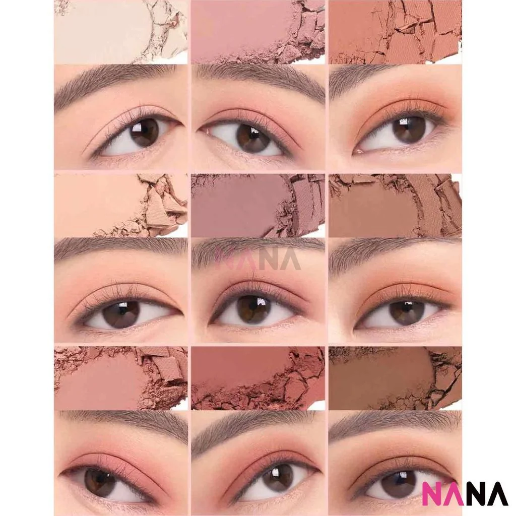 3CE Multi Eye Color Palette 8.1g [#OVERTAKE, #DRY BOUQUET, #AUTO FOCUS, #BEACH MUSE] - Image 5