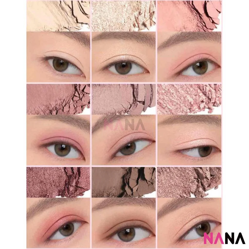 3CE Multi Eye Color Palette 8.1g [#OVERTAKE, #DRY BOUQUET, #AUTO FOCUS, #BEACH MUSE] - Image 6