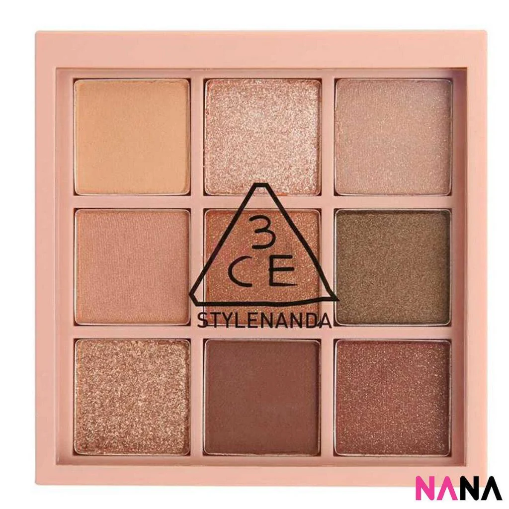 3CE Multi Eye Color Palette 8.1g [#OVERTAKE, #DRY BOUQUET, #AUTO FOCUS, #BEACH MUSE] - Image 7