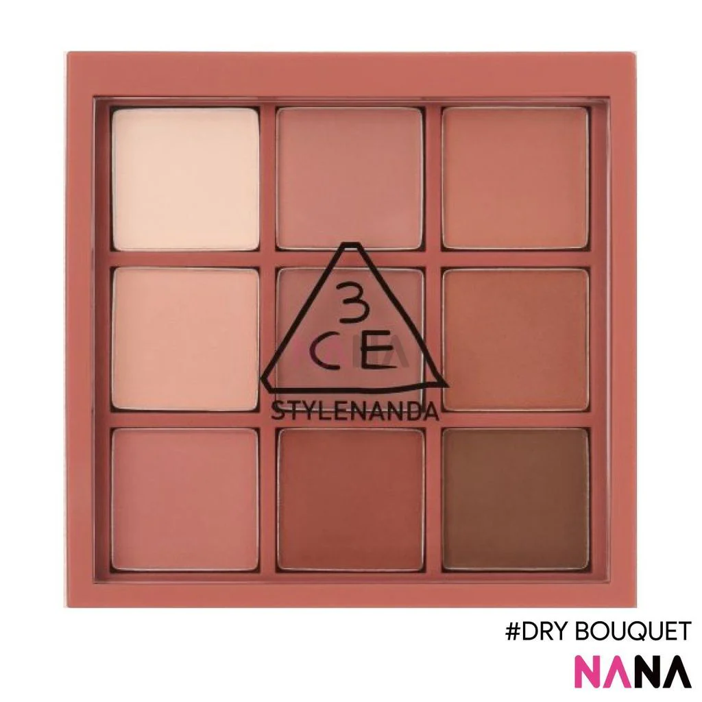 3CE Multi Eye Color Palette 8.1g [#OVERTAKE, #DRY BOUQUET, #AUTO FOCUS, #BEACH MUSE] - Image 8