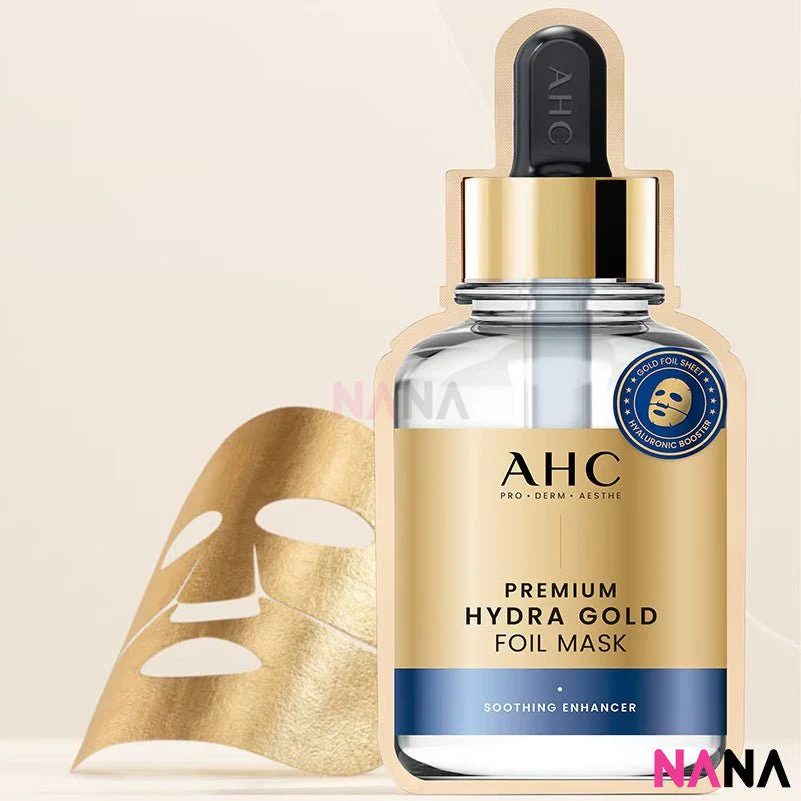 A.H.C. Premium Hydra Gold Foil Mask (5 sheets) [New Packaging] - Image 4