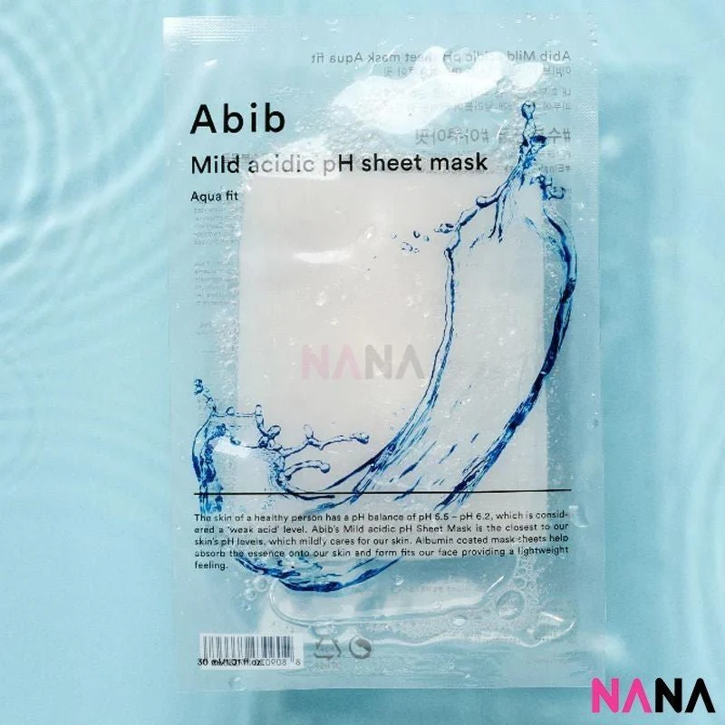 Abib Mild Acidic pH Sheet Mask Aqua Fit 10Sheets/box - Image 2