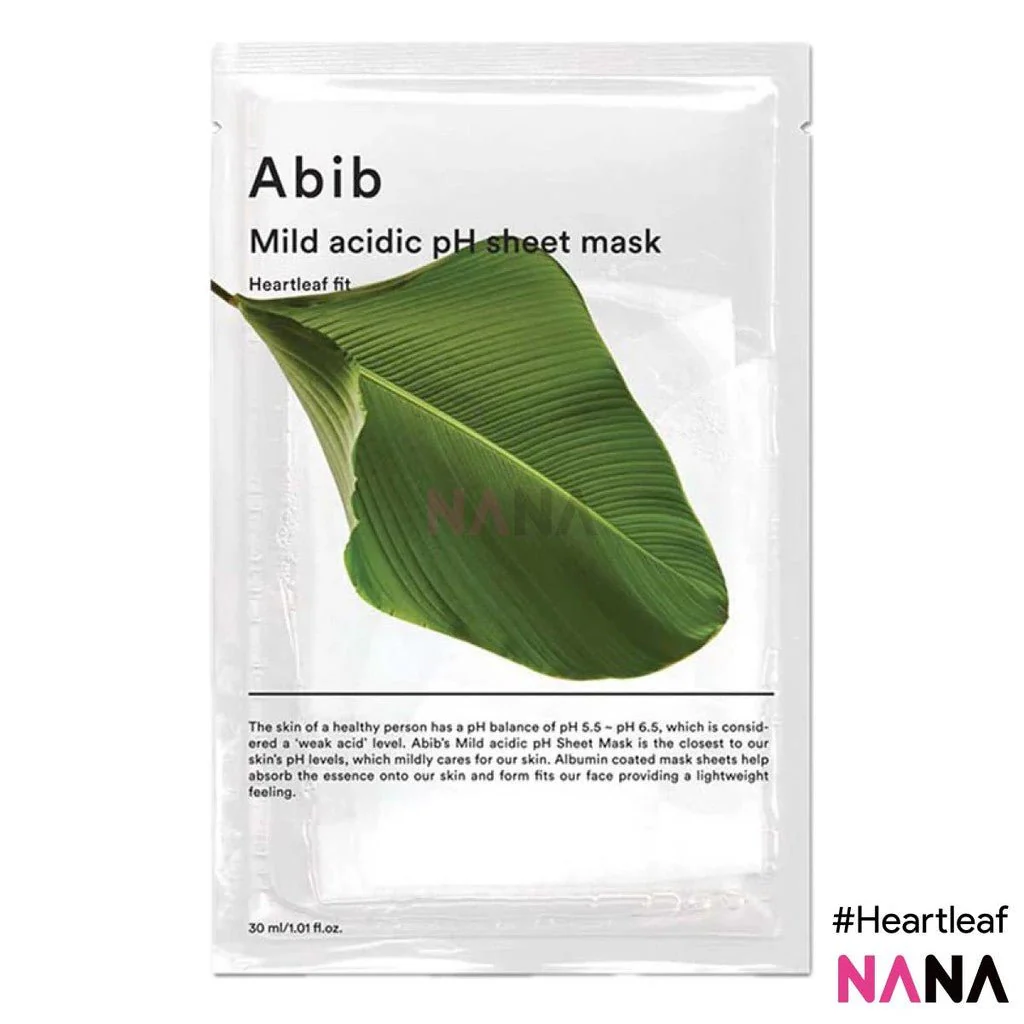 Abib Mild Acidic pH Sheet Mask Heartleaf Fit 10Sheets/box - Image 3