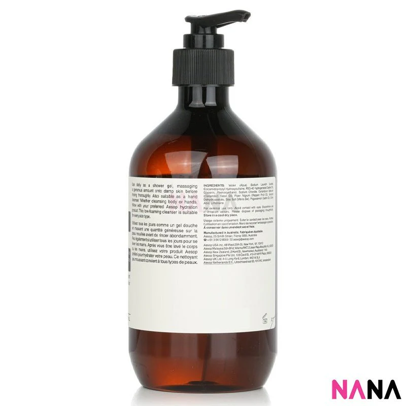 AESOP Coriander Seed Body Cleanser 500ml - Image 3