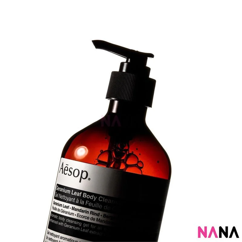 AESOP Geranium Leaf Body Cleanser 500ml - Image 3