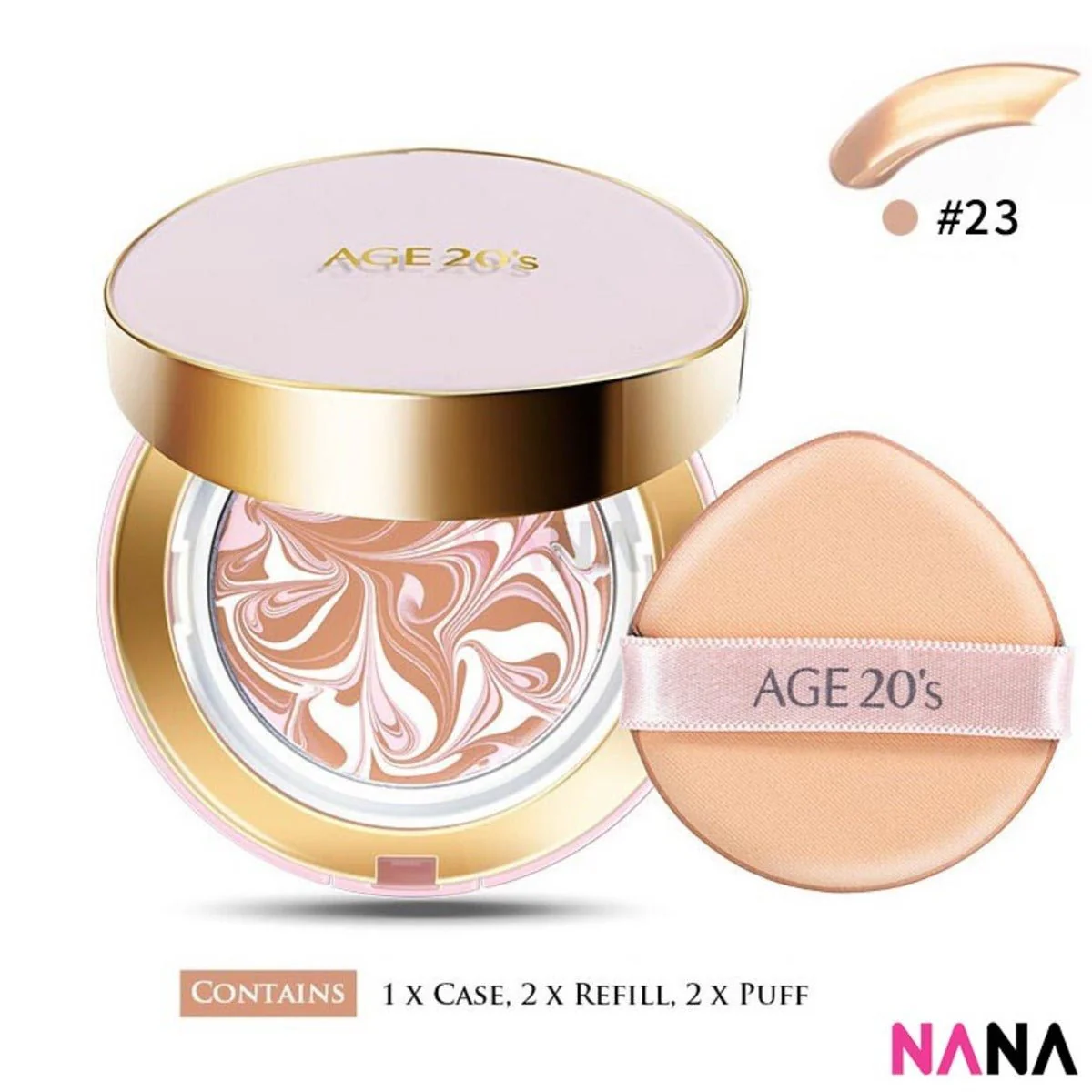 Age20's Signature Essence Cover Pact [White/ Pink/ Black] (#13, 21, 23) - Image 9