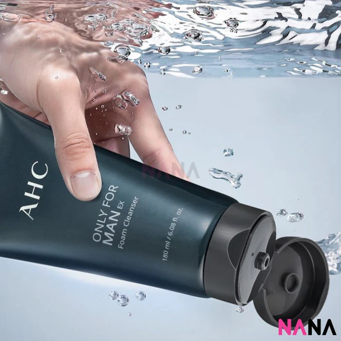 AHC HOMME Only For Man EX Foam Cleanser 180ml - Image 3