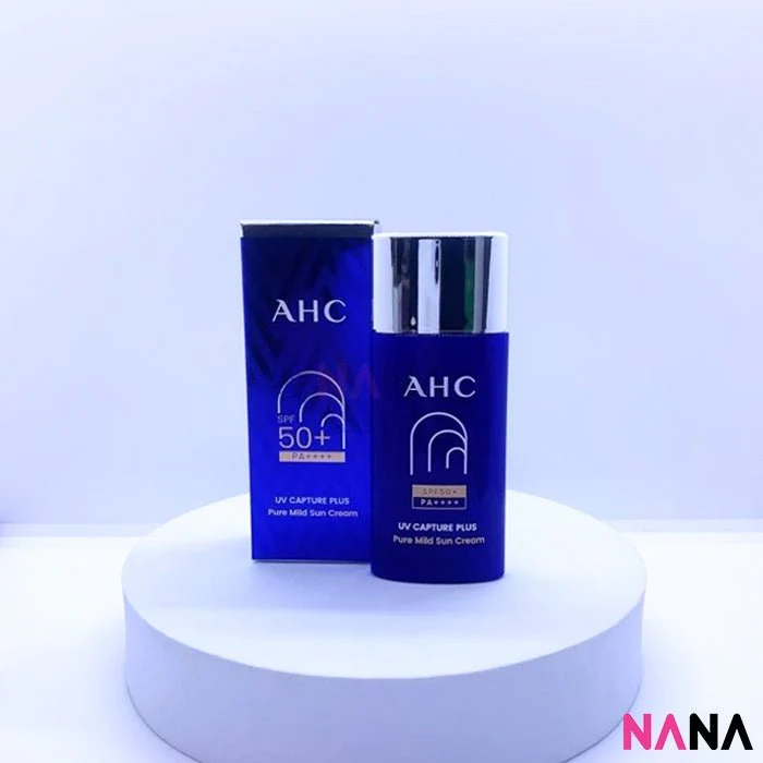 AHC Natural Perfection Moist Sun Cream SPF50+ PA++++ 50ml - Image 3