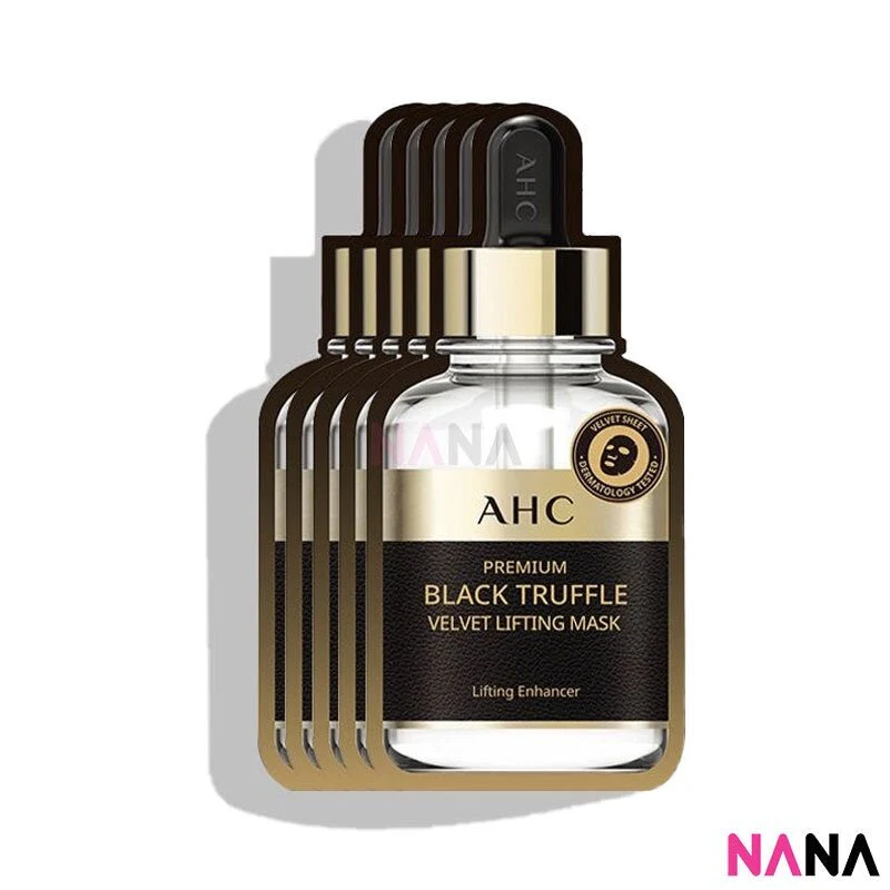 AHC Premium Black Truffle Velvet Lifting Mask 5pcs/box - Image 2
