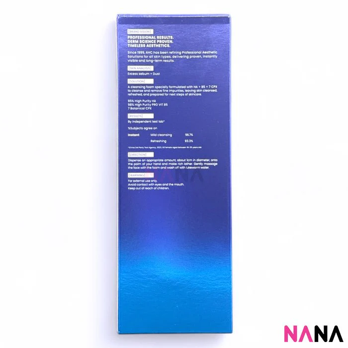 AHC Premium Hydra B5 Soothing Foam 180ml - Image 3