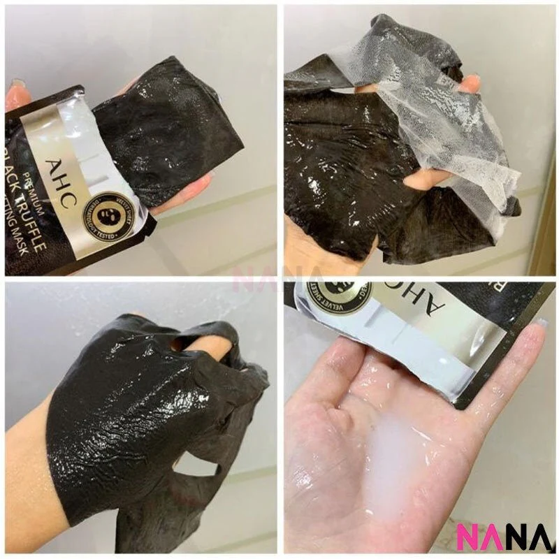 AHC Premium Masks (Cellulose / Amino Acid / Propolis / Skin Fit / Black Truffle / Gold Foil / Platinum Foil / Gold Foil Eye / Brightening Rose Eye) - Image 4