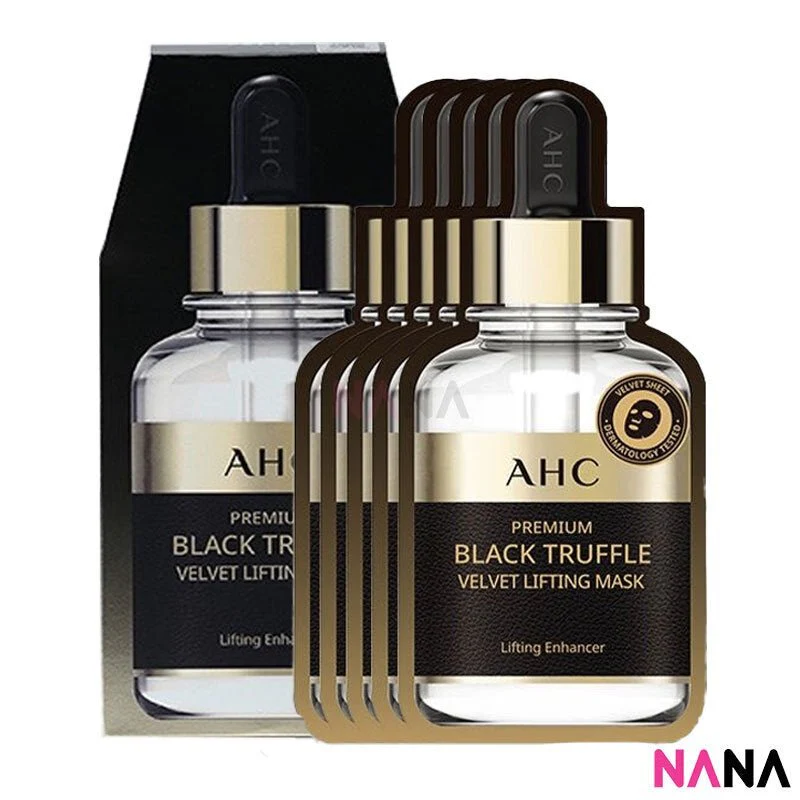 AHC Premium Masks (Cellulose / Amino Acid / Propolis / Skin Fit / Black Truffle / Gold Foil / Platinum Foil / Gold Foil Eye / Brightening Rose Eye) - Image 9