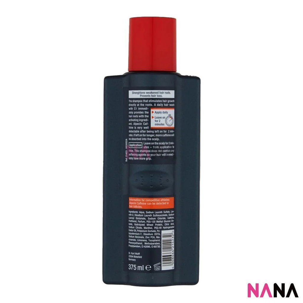 Alpecin Hair Growth Caffeine Shampoo C1 375ml - Image 2