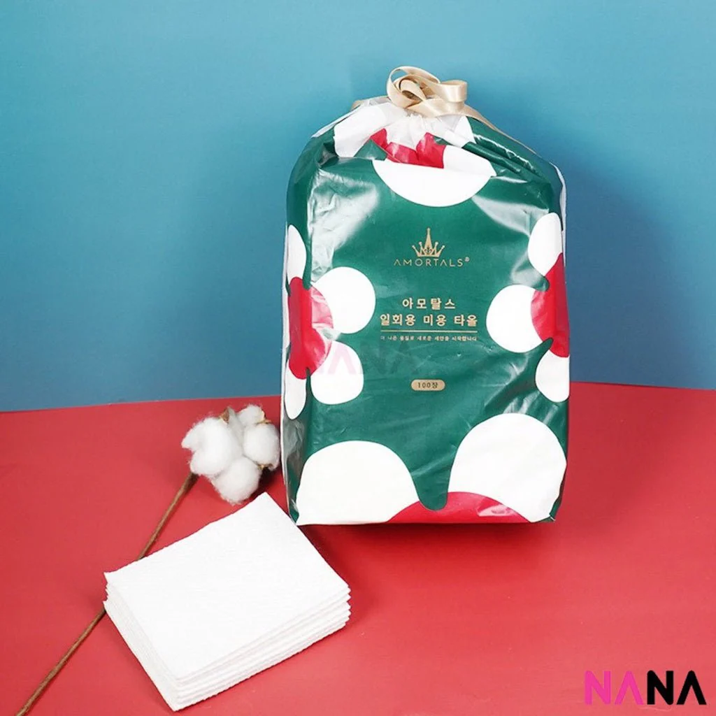 AMORTALS Disposable Cleaning Face Towel (100pcs) - Image 3