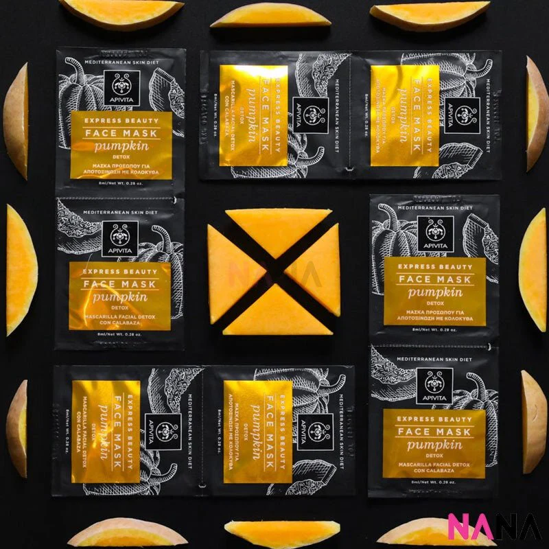 APIVITA Detox face mask with pumpkin 12 x 8ml - Image 3