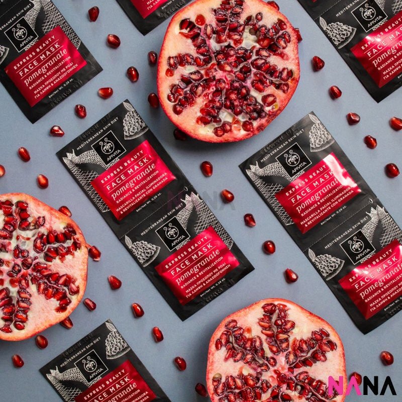 APIVITA Face Mask For Radiance & Revitalization - Pomegranate 12 x 8ml - Image 3