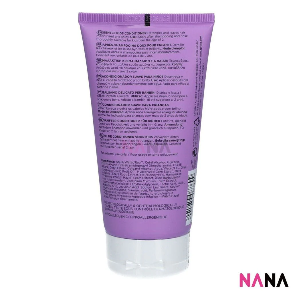 APIVITA Kids Care Conditioner with blueberry & honey 150ml - Image 3