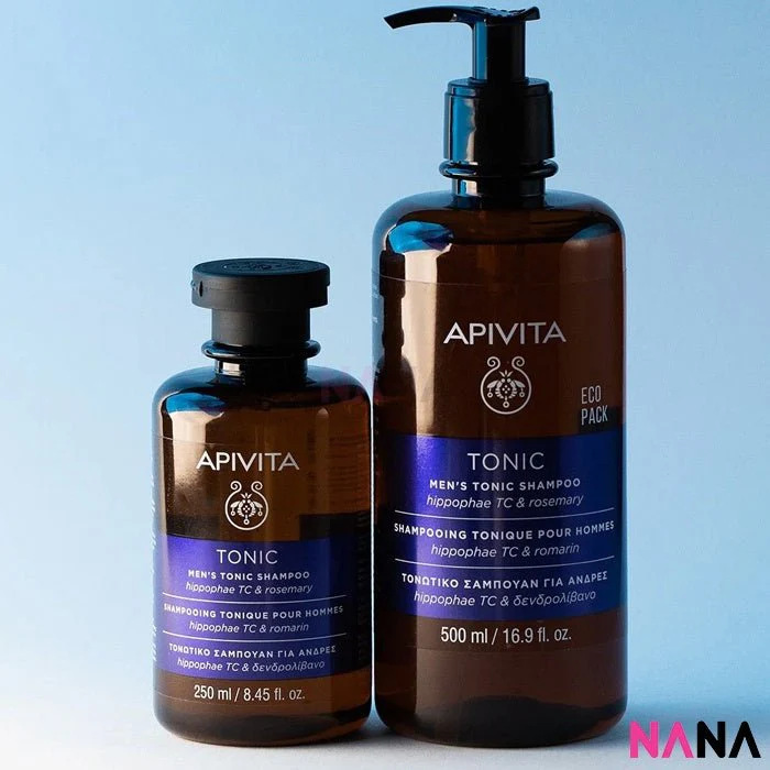 APIVITA Men's Tonic Shampoo Ecopack 500ml - Image 4