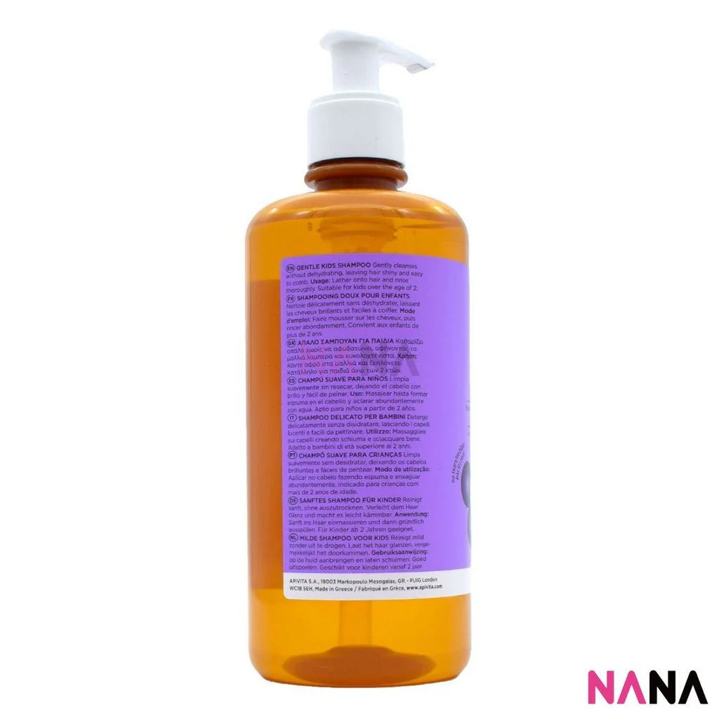 APIVITA Mini Bees Gentle Kids Shampoo with Blueberry & Honey 500ml - Image 2