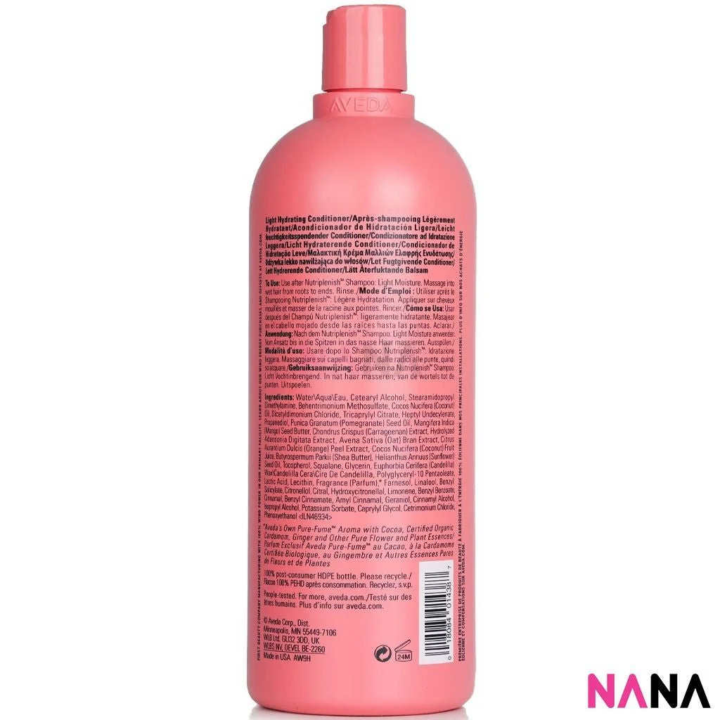AVEDA Nutriplenish Conditioner - Light Moisture 1000ml - Image 3