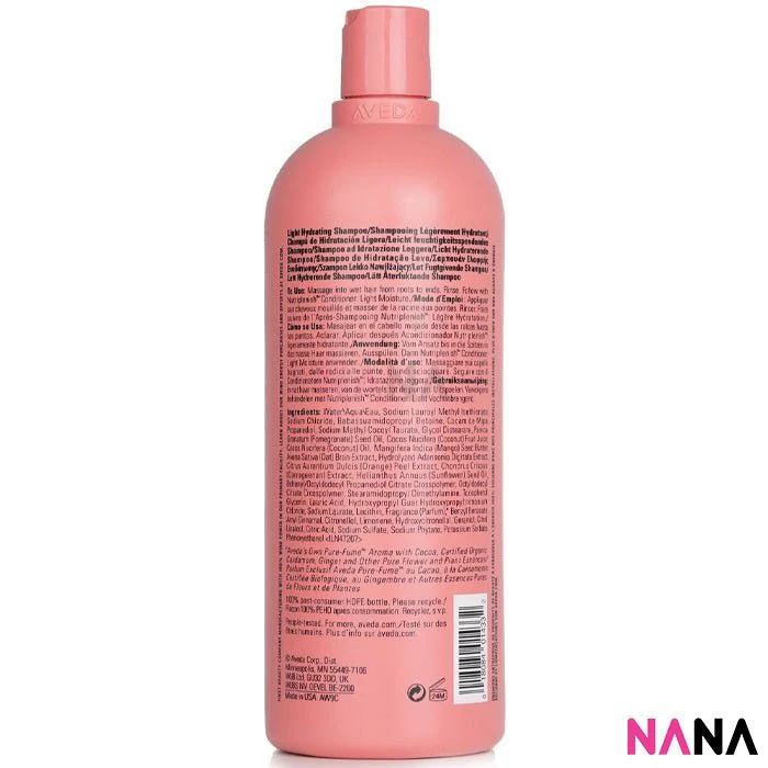 AVEDA Nutriplenish Shampoo - Light Moisture 1000ml - Image 3