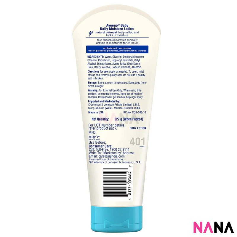 Aveeno Baby Daily Lotion 227ml - Image 3