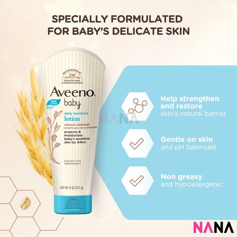 Aveeno Baby Daily Lotion 227ml - Image 4