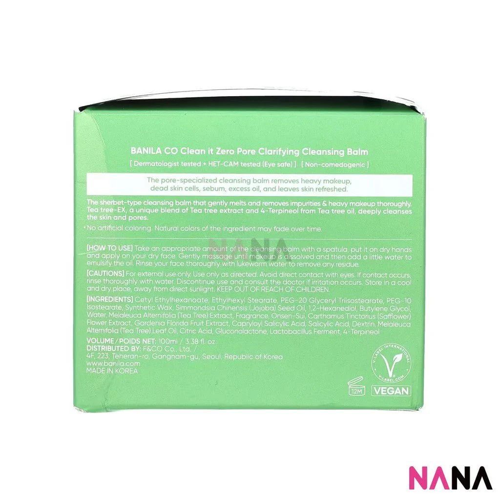 BANILA CO Clean It Zero Cleansing Balm Pore Clarifying 100ml - Image 4