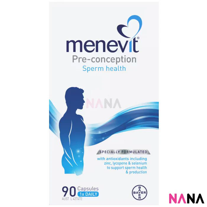 Menevit Male Fertility 90 Capsules - Image 2