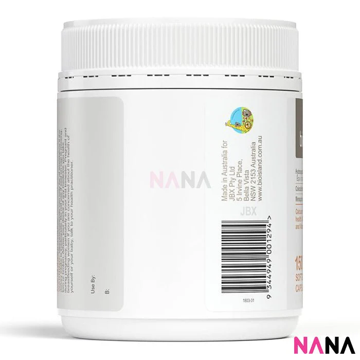 Bio Island Milk Calcium Bone Care 150 Softgel Capsules - Image 3
