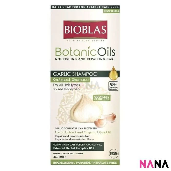 BIOBLAS Bioblas Garlic Shampoo - Odourless 360ml - Image 2
