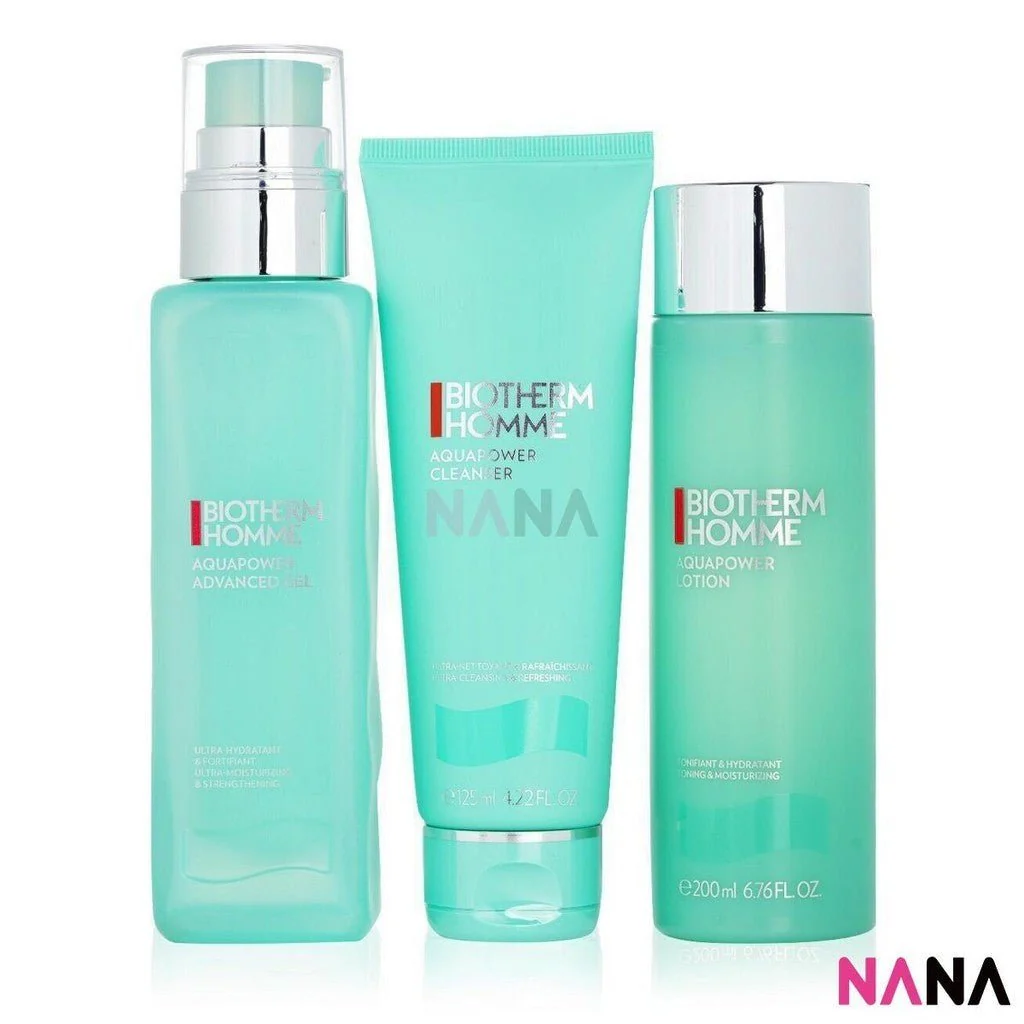 BIOTHERM Homme Aquapower Power Of 3 Set (120ml + 200ml + 100ml) - Image 2