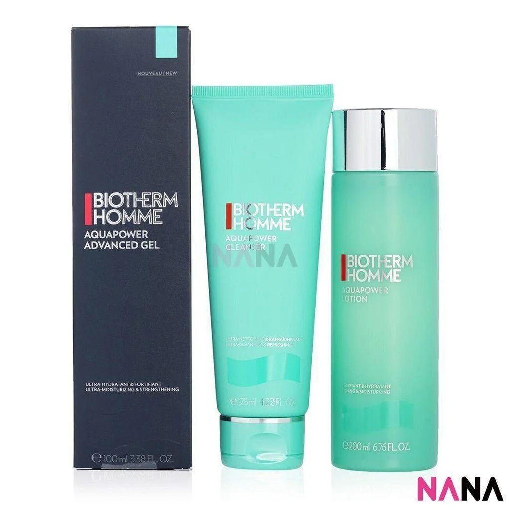 BIOTHERM Homme Aquapower Power Of 3 Set (120ml + 200ml + 100ml) - Image 3