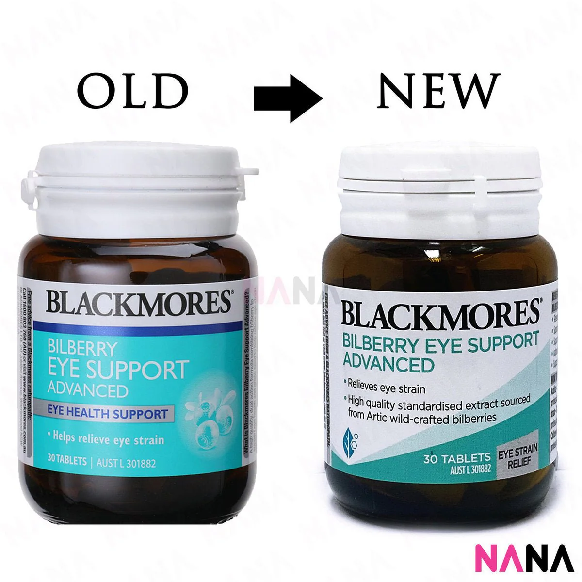 Blackmores Bilberry Eye Support 30 Tablets - Image 2
