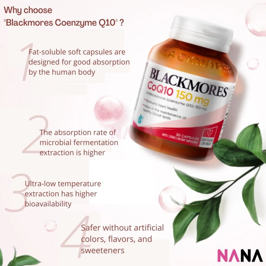 Blackmores CoQ10 150mg 30 Capsules - Image 6