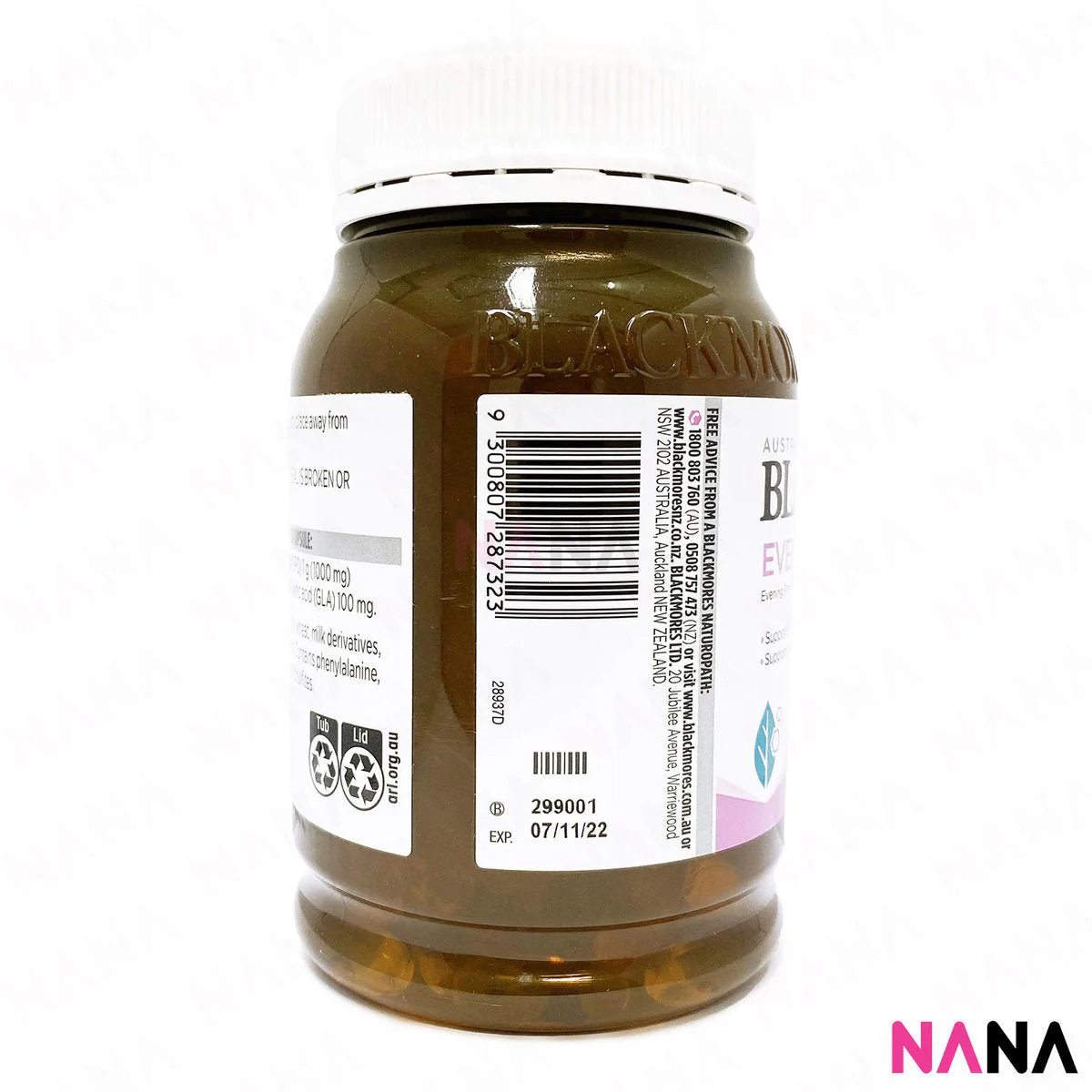 Blackmores Evening Primrose Oil 1000mg 190 Capsules - Image 3