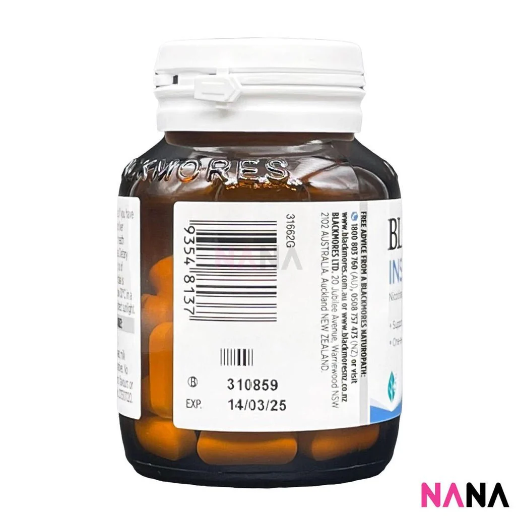 Blackmores Insolar Nicotinamide 500mg 60 Tablets - Image 3