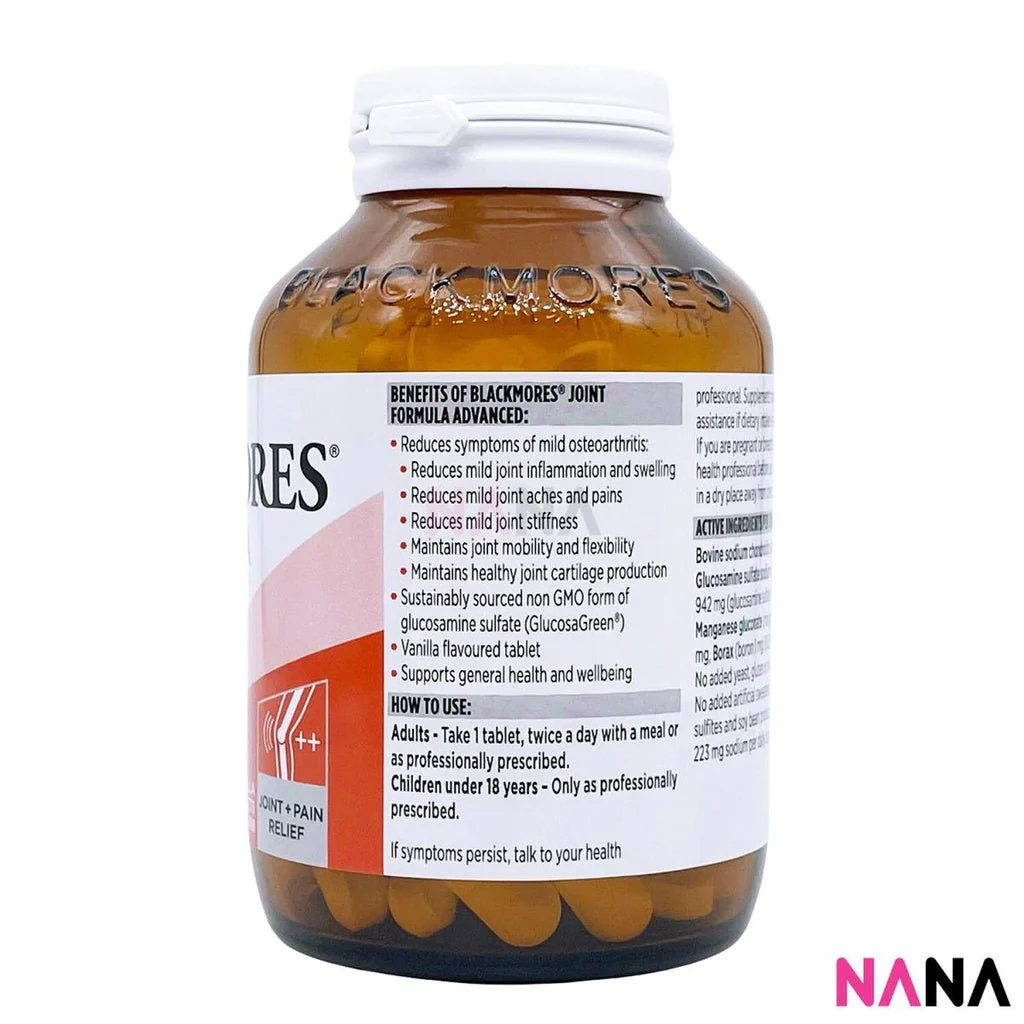 Blackmores Joint Formula Advanced (Glucosamine Chondroitin) 120 Tablets - Image 3