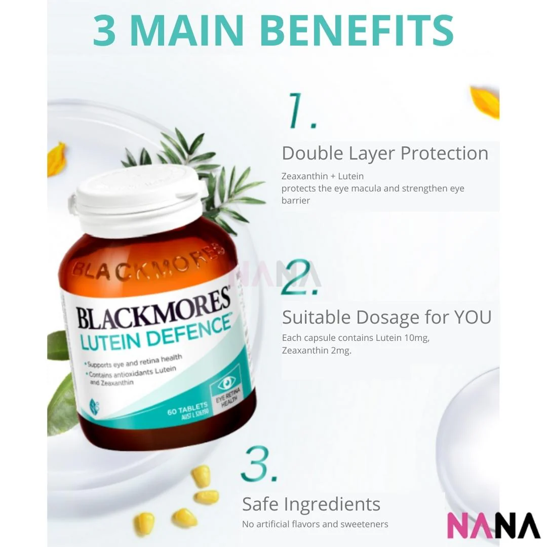 Blackmores Lutein Defence 60 Tablets - Image 6