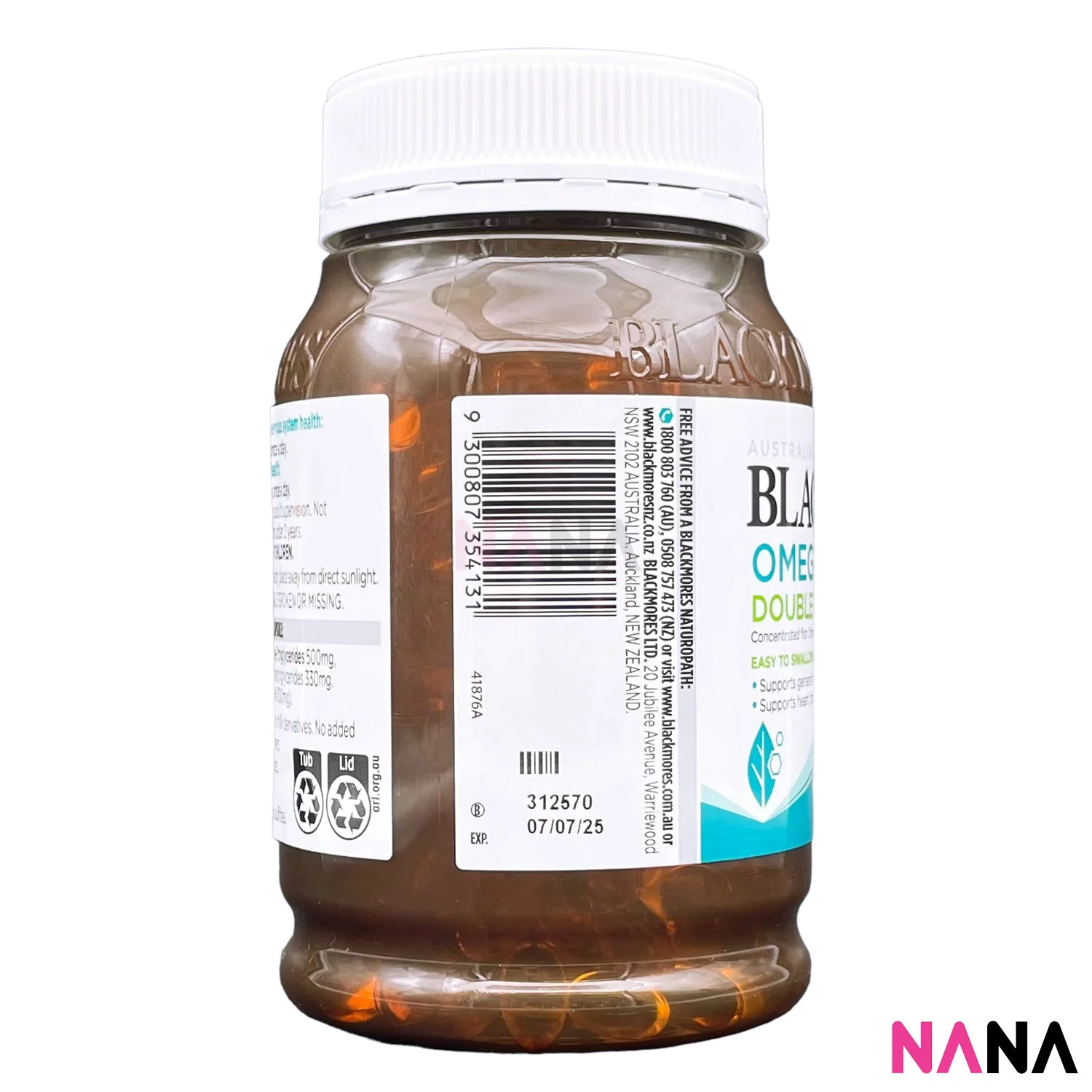 Blackmores Odourless Fish Oil Mini Caps 400 Capsules - Image 4