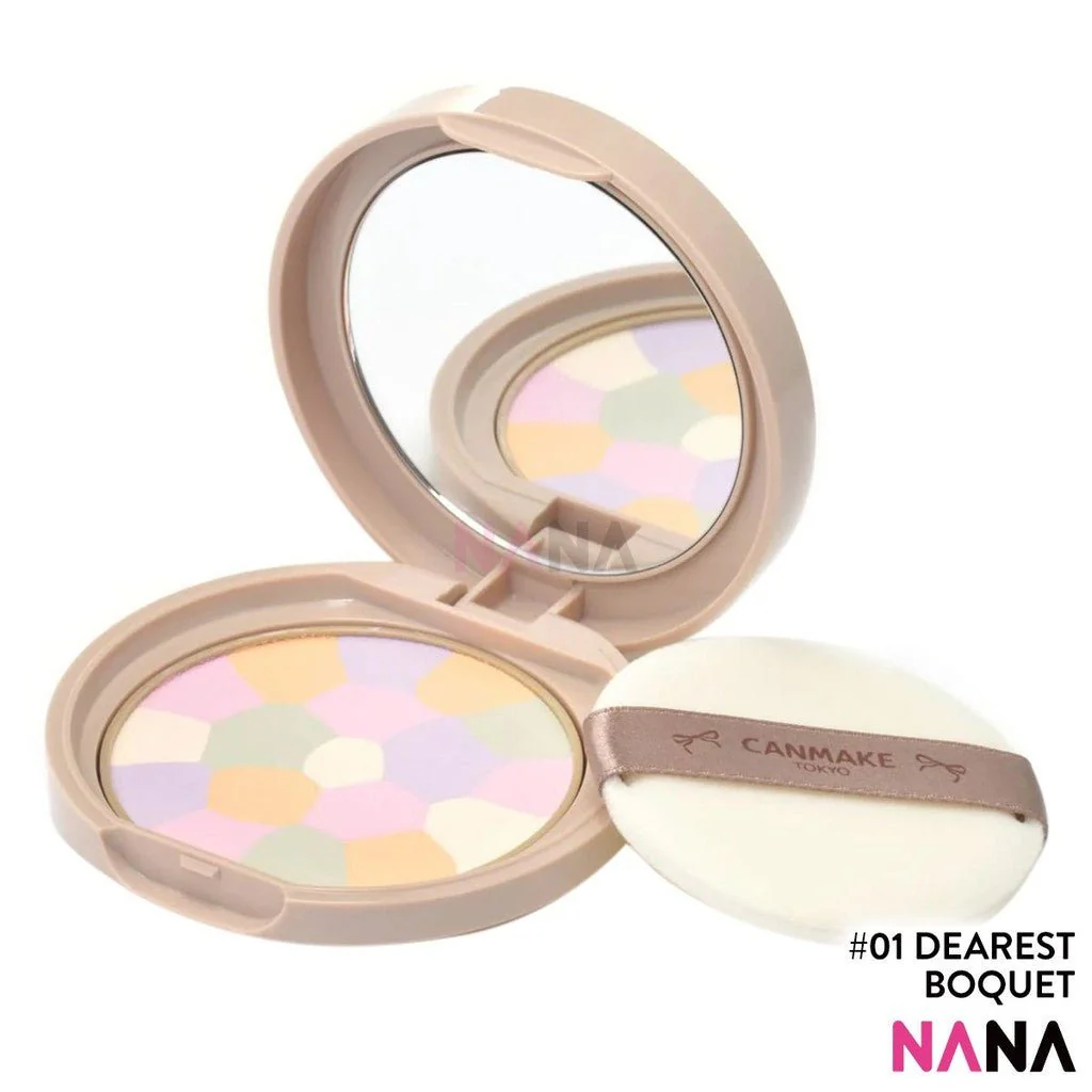 CANMAKE Marshmallow Finish Powder Abloom SPF 19/PA++ - 01 Dearest Bouquet - Image 4