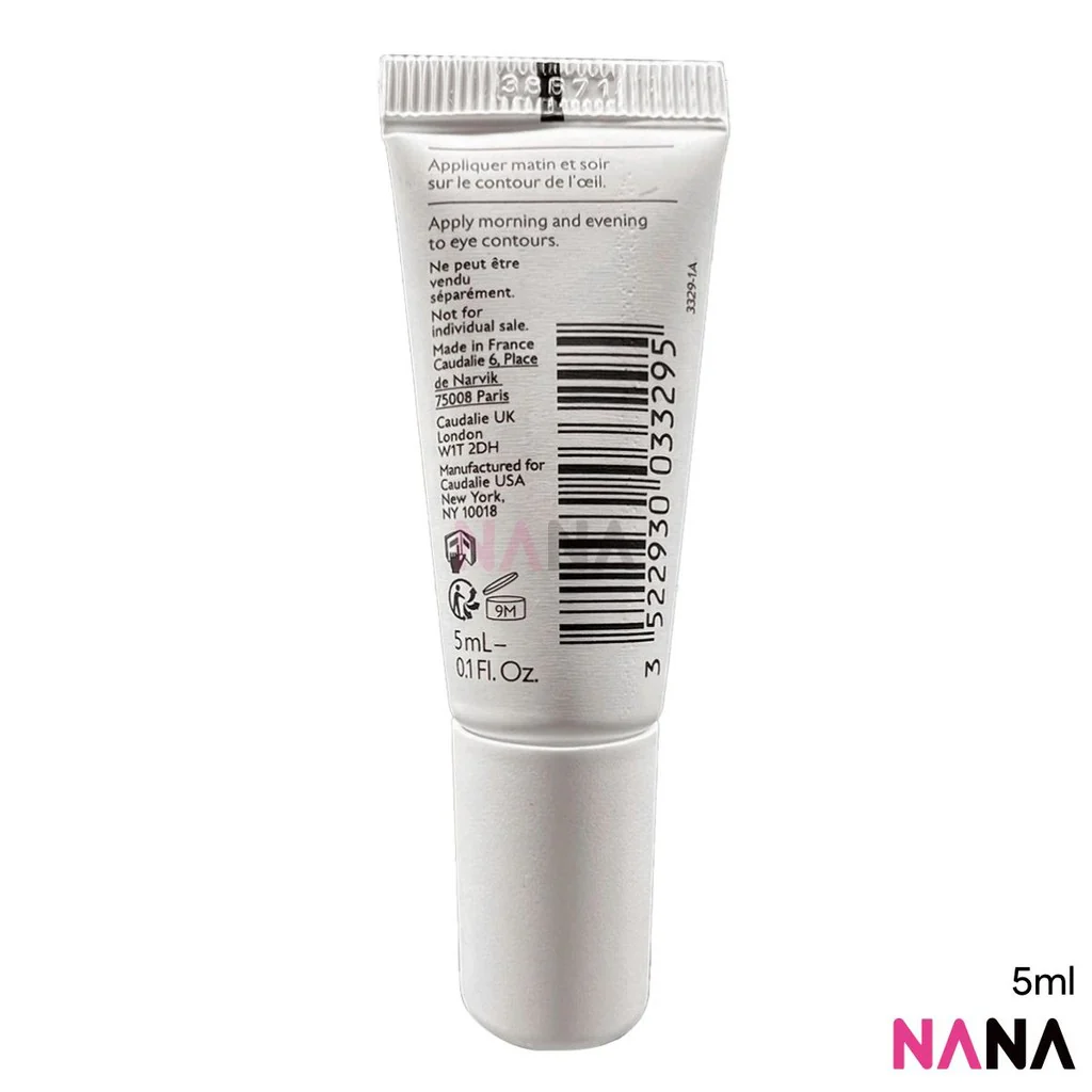CAUDALIE Vinoperfect Soin Eclaircissant Regard Brightening Eye Cream Sample Pack (5ml x 1/2/3) - Image 2