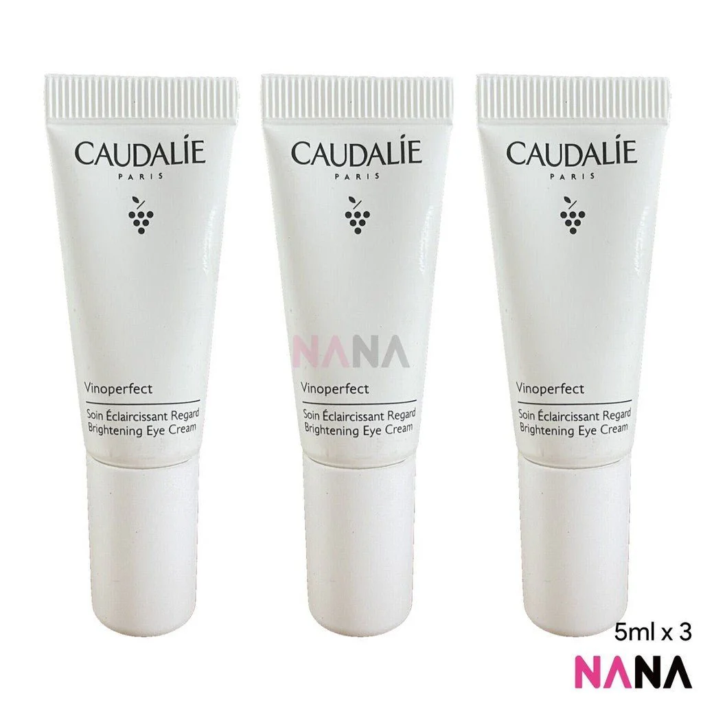CAUDALIE Vinoperfect Soin Eclaircissant Regard Brightening Eye Cream Sample Pack (5ml x 1/2/3) - Image 6