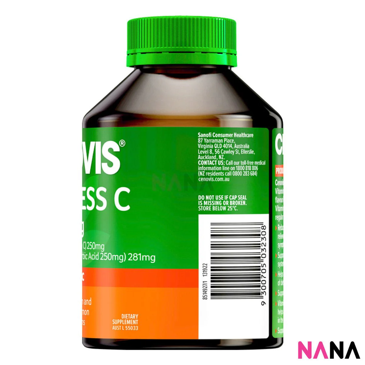 Cenovis Vitamin C 500mg Sugarless 300 Chewable Tablets - Image 4