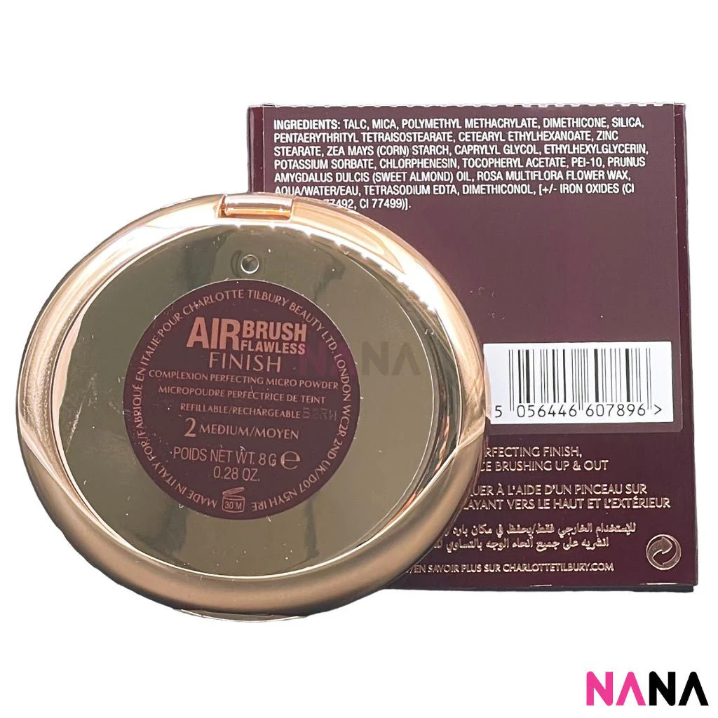 Charlotte Tilbury Airbrush Flawless Finish Loose Powder #2 MEDIUM 8g - Image 3