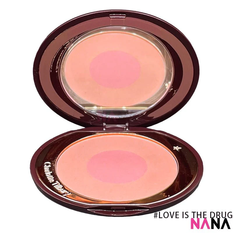 Charlotte Tilbury Cheek To Chic Two-tone Powder Blush 8g [#FIRST LOVE, LOVE GLOW, ECSTASY, LOVE IS THE DRUG, #PILLOW TALK] - Image 8