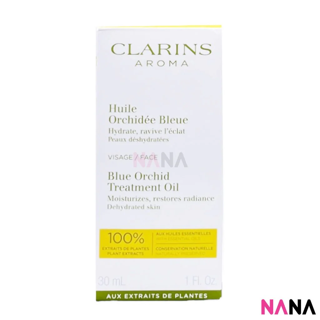 Clarins Blue Orchid Face Treatment Oil For Dehydrated Skin 30ml - Image 2