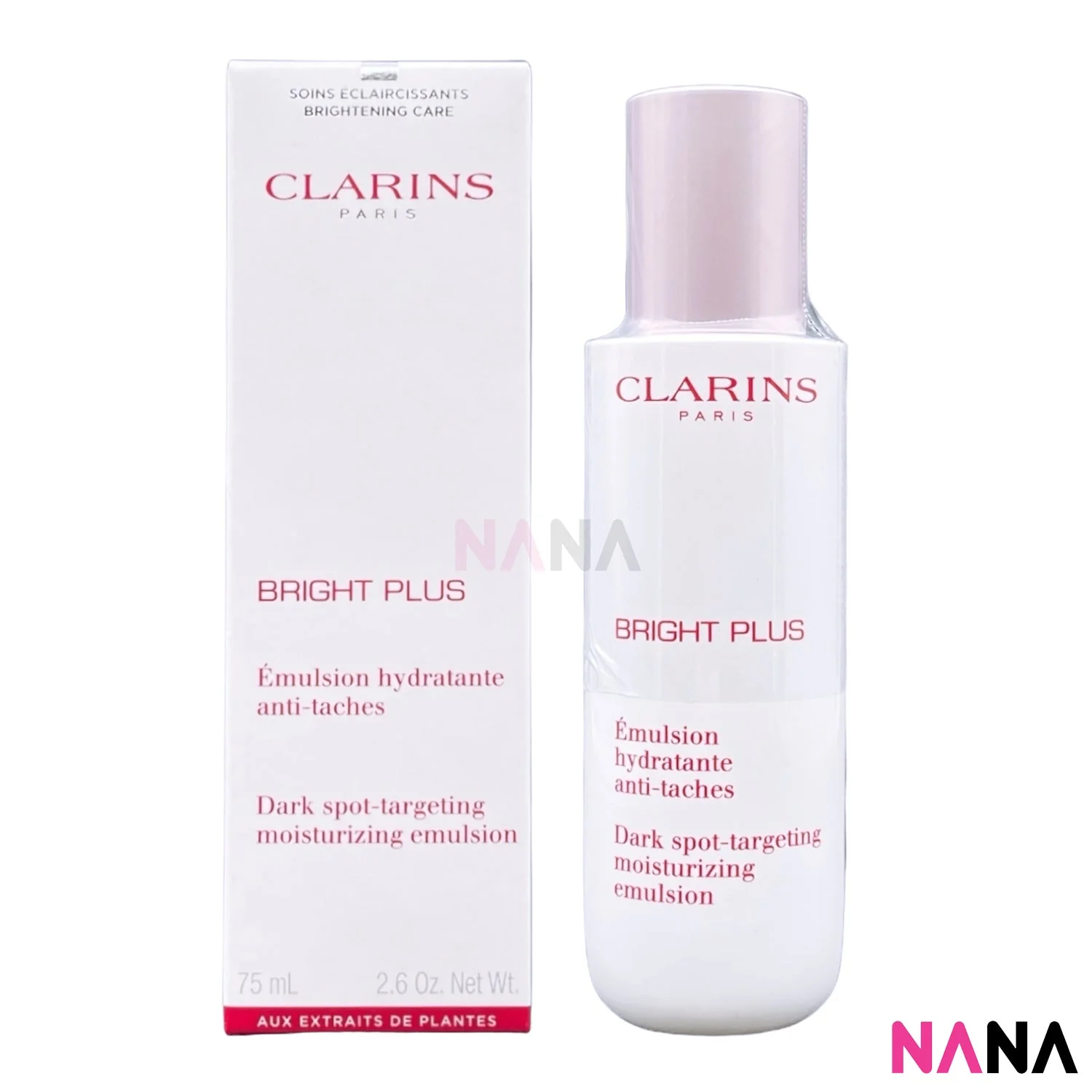 Clarins Bright Plus Treatment Essence 200ml + Bright Plus Dark Spot-Targeting Moisturizing Emulsion 75ml - Image 3