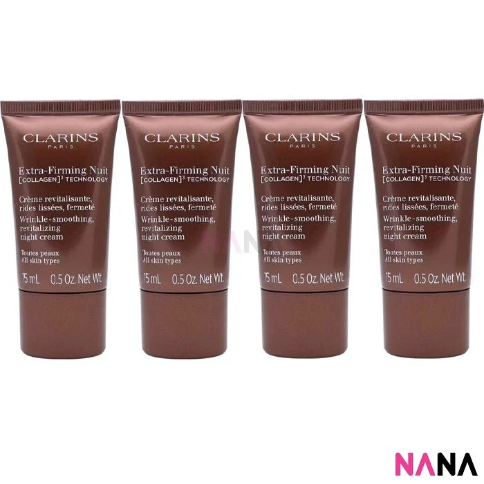 Clarins Extra Firming Night Cream - All Skin Types Sample Pack (15ml x 4/2) - Image 5