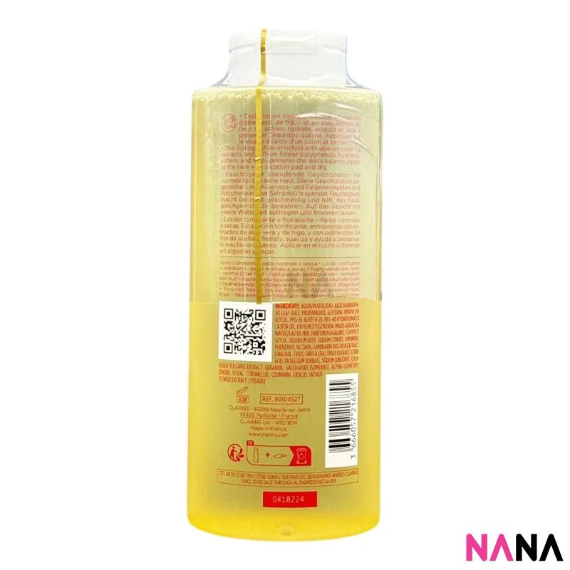 Clarins Hydrating Toning Lotion With Aloe Vera (Normal to Dryskin) 400ml - Image 2